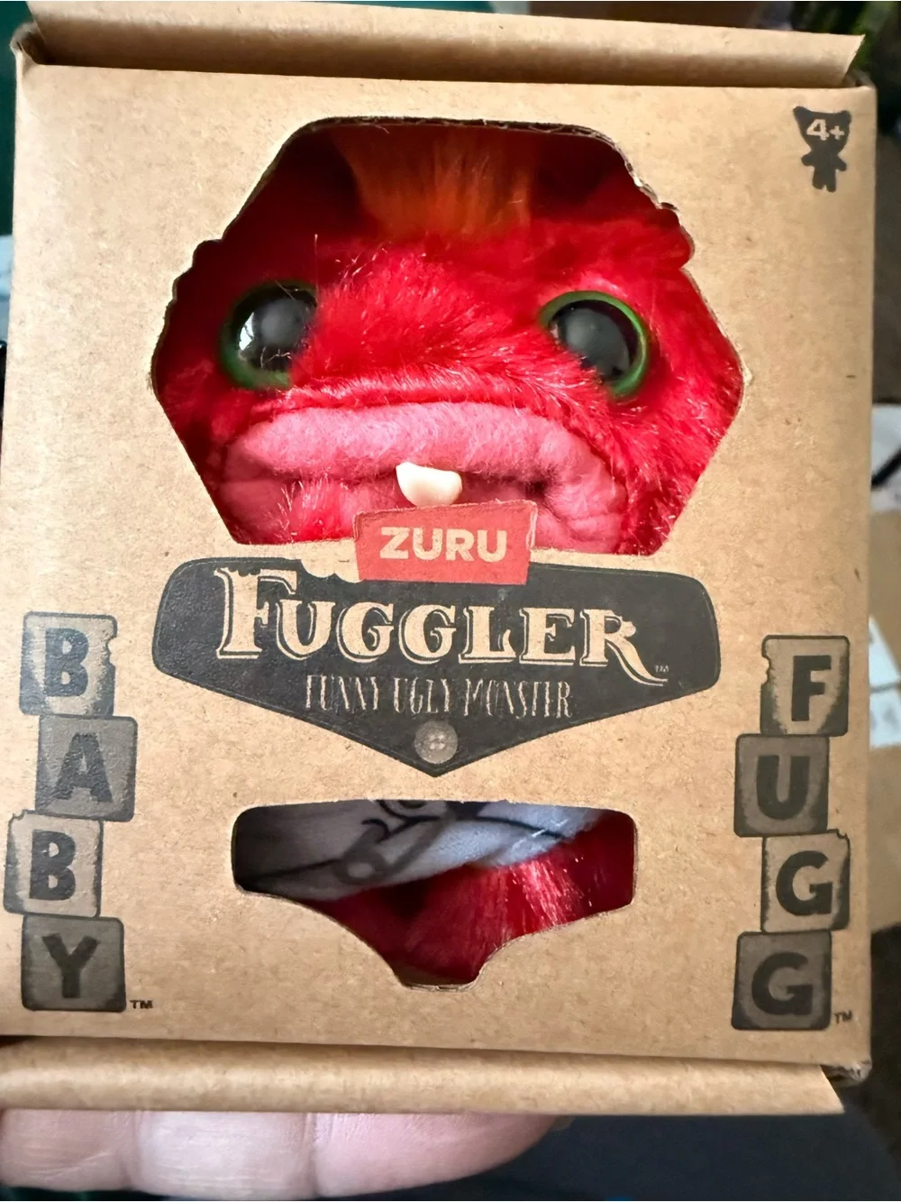 ZURU Fuggler Baby Monster Plush — Red
